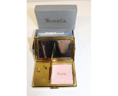 A vintage Sonata musical compact in original box 