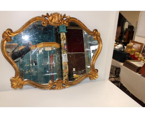 A vintage gilt framed mirror. 90cm x 70cm collection only 
