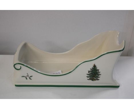 A Spode Christmas Tree sleigh 