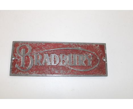 A vintage cast Bradbury wall plaque 