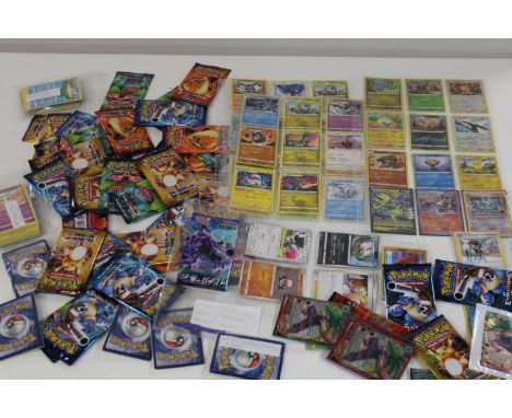 A large selection of vintage Pokemon cards 
