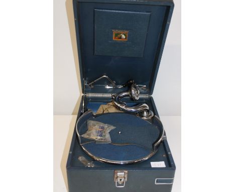 A vintage His Masters Voice gramophone (needs attention) 