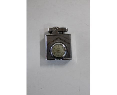 A vintage lighter &amp; Buler watch combination 
