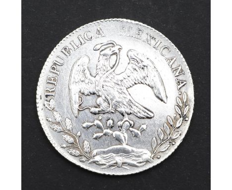 A Mexico 8 Reales '8R. M. 1891. A. M. 10D 20G' Mint Mark for Mexico City   *Condition:  Sometime polished, light marking to s