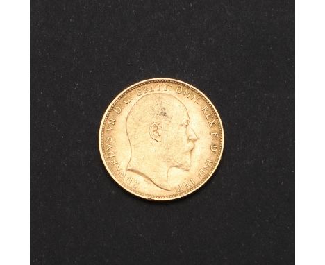 An Edward VII Sovereign, bust r. reverse George and the Dragon, dated 1902, with M to the ground for the Melbourne Mint   *Co