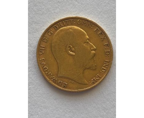 An Edward VII Half Sovereign, bare head r. St George and the Dragon reverse, dated 1902   *Condition:  Light rubbing to both 