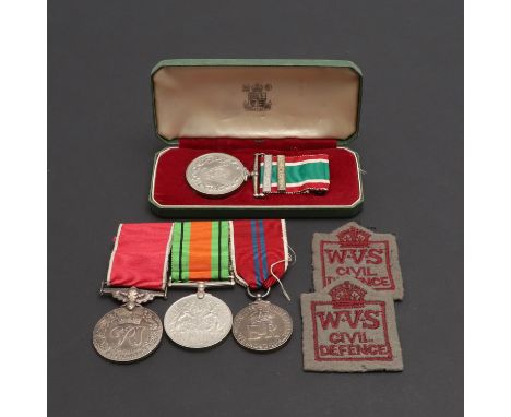 A George VI British Empire Medal with GRI cypher on a Civil ribbon named to Nancy Mary, Mrs Abbott, with impressed naming, wi