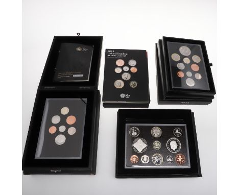 A Royal Mint 2008 seven coin 'United Kingdom Coinage Royal Shield of Arms' set number 9416, in case of issue with literature.