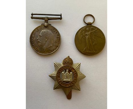 A Great War Victory Medal named to 8150 Pte C.H. Childs Devon R. Charles H. Charles from Bath served with the First Battalion