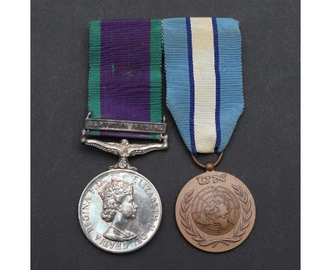 A Queen Elizabeth II General Service Medal 1962-2007 with Northern Ireland Clasp named to 23967409Sgt T.C.H. Pullen WFR and a