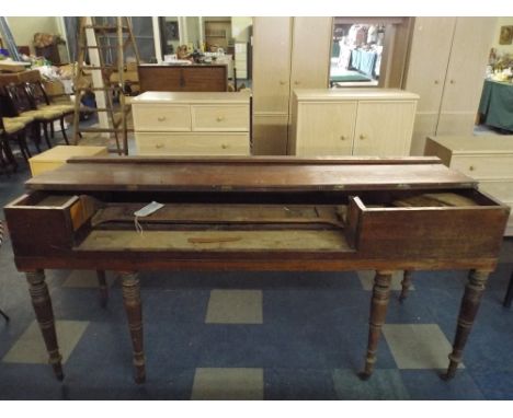 A 19th Century Spinet Carcass For Restoration.