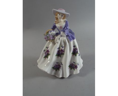 A Royal Worcester Limited Edition Figure, Sweet Violet. 