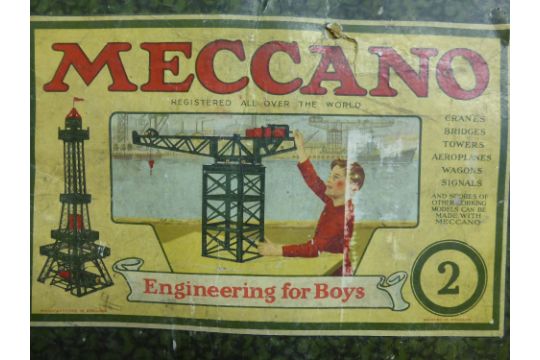 meccano set 2 mechanical construction box