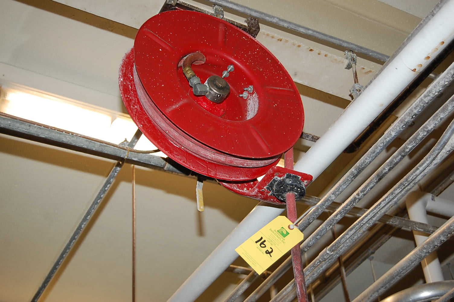 Air Hose Reel, Suspended from Ceiling RED