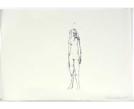 Tracey Emin"When I Think About Sex"Lithograph, 2005, signed and dated in pencil,The edition was 1000, published by the White 