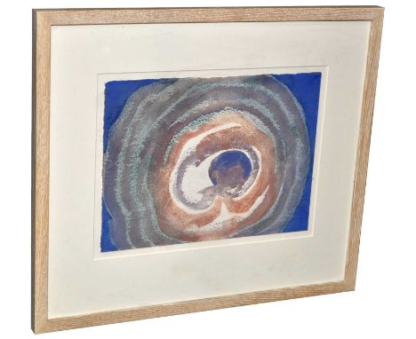 Derek Hyatt"Cup &amp; Ring Rock (Night)",bearing artist's name and title of the work verso,mixed media,28 x 38cms, in frame. 