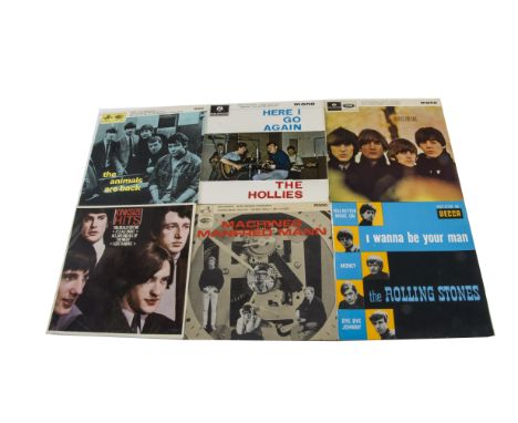 Sixties EPs, seven EPs comprising The Rolling Stones (Not Fade Away and I Wanna Be Your Man - Both French), Beatles For Sale 