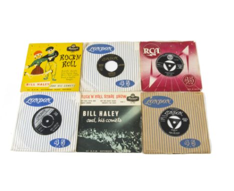 Rock n Roll 7" Singles / EPs, twenty-one 7" singles and EPs of mainly rock n roll with artists including Bill Haley, Elvis Pr