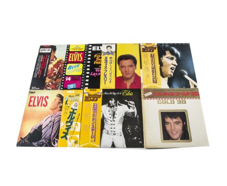 Elvis Presley / Japanese LPs, six Japanese releases, all with OBI Strips comprising Elvis, By Request, Follow That Dream / Vi