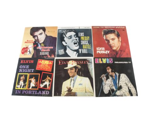 Elvis Presley LPs, ten unofficial LP albums including Shock Rattle & Roll,One Night in Portland, Susie Q, That’s The Way It I