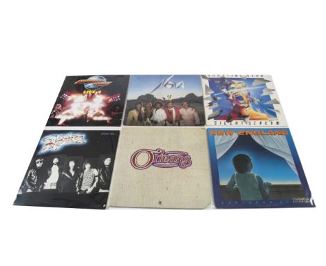US Rock LPs, approximately sixty albums of mainly USA rock with artists including Shooting Star, John Cougar Mellencamp, New 