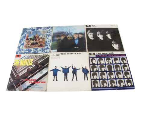 Beatles / Rolling Stones LPs, twelve albums including Satanic Majesties (3D Sleeve), Between The Buttons, With The Beatles, H