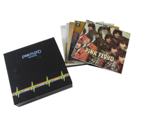 Pink Floyd, Pink Floyd - The First XI - Original Box Set released 1979 on Harvest (PF 11) Featuring all the Albums from Piper