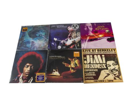 Jimi Hendrix, nine LPs including double albums comprising Blues At Midnight, Valley of Neptune, First Rays of the New Rising 