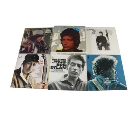 Bob Dylan LPs, thirteen Bob Dylan Albums plus the Biograph 5 LP Box Set with titles including Bringing It All Back Home, Bloo