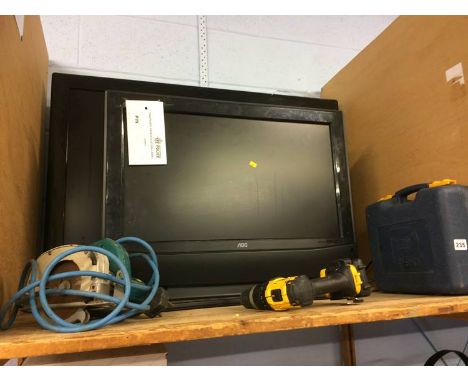 TV, various tools etc.