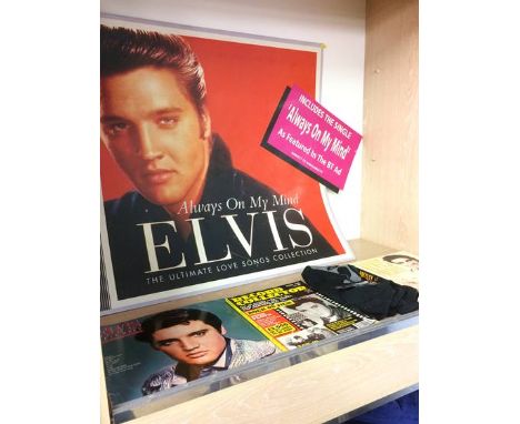 Collection of Elvis memorabilia