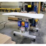 LARICK 222 TWO SPINDLE BRUSH SANDER, S/N 28028 W/ VARIABLE SPEED CONTROLS