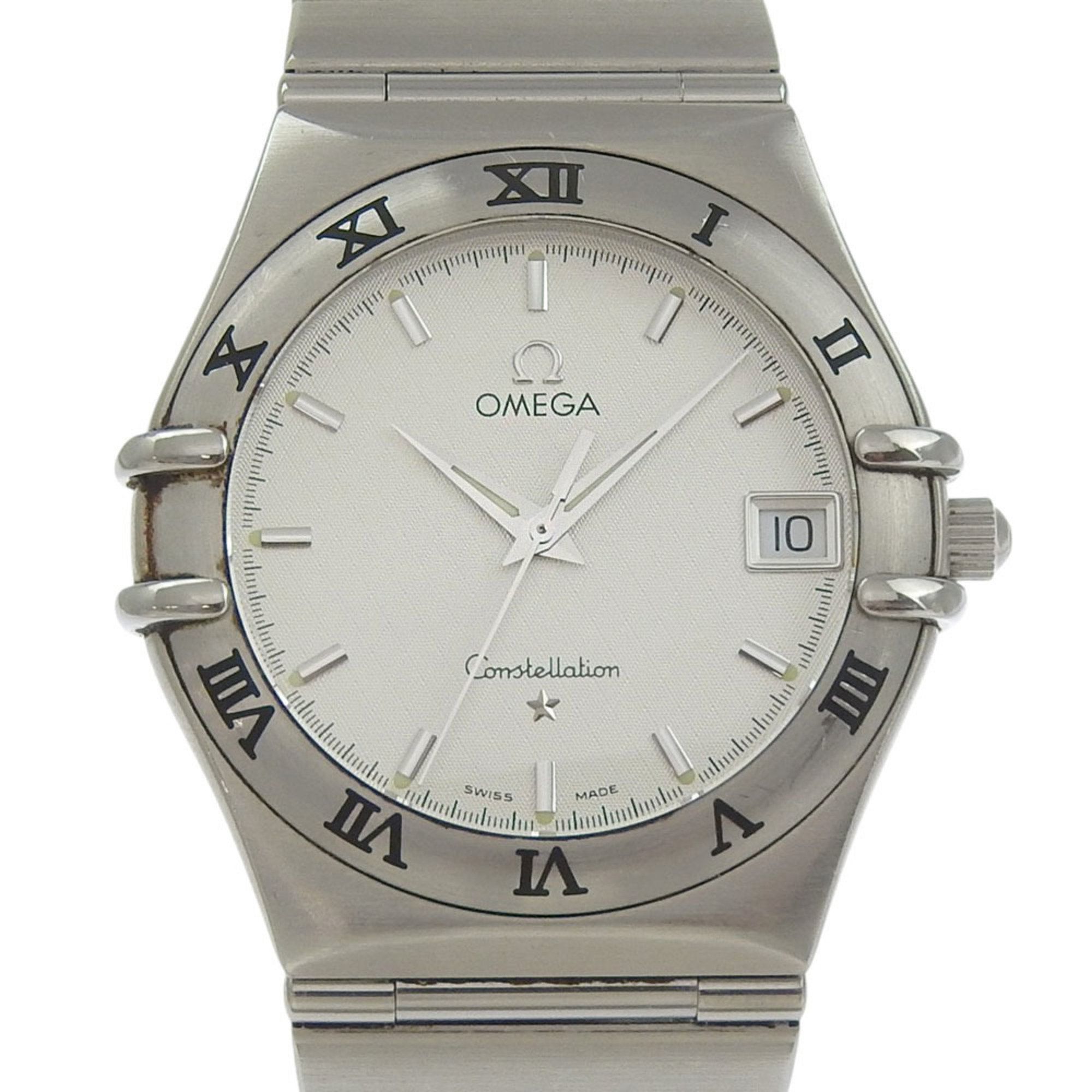 OMEGA Constellation Watch, cal. 1532, 1512.30, Stainless Steel, Quartz, Analog Display, White Dial,