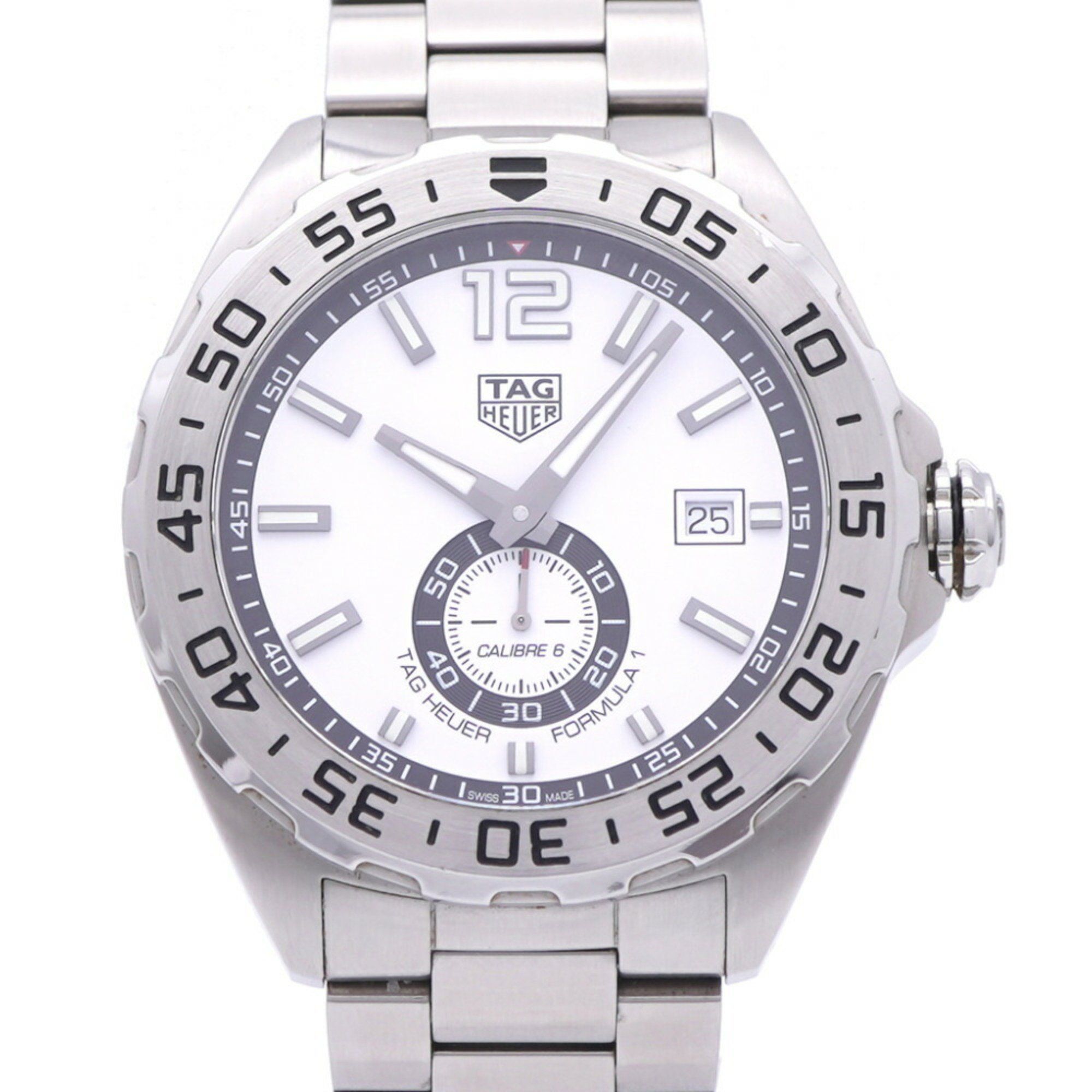 TAG Heuer Formula 1 Calibre 6 WAZ2013.BA0842 Automatic Watch Stainless Steel White Dial 0970TAG HEUE