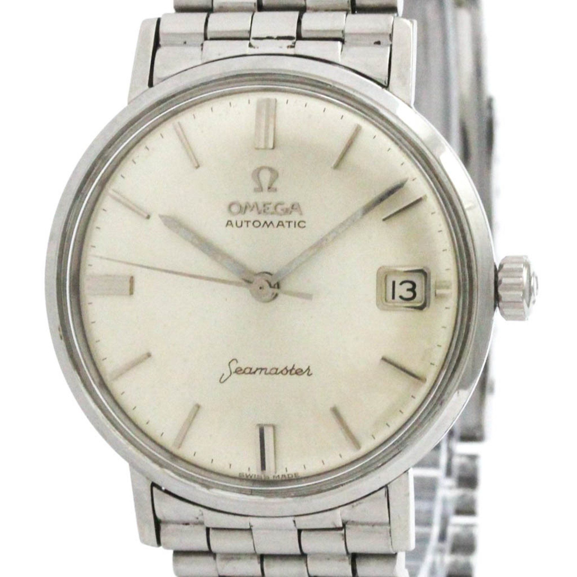 OMEGA Seamaster Date Cal 652 Steel Automatic Mens Watch 14770 Vintage
