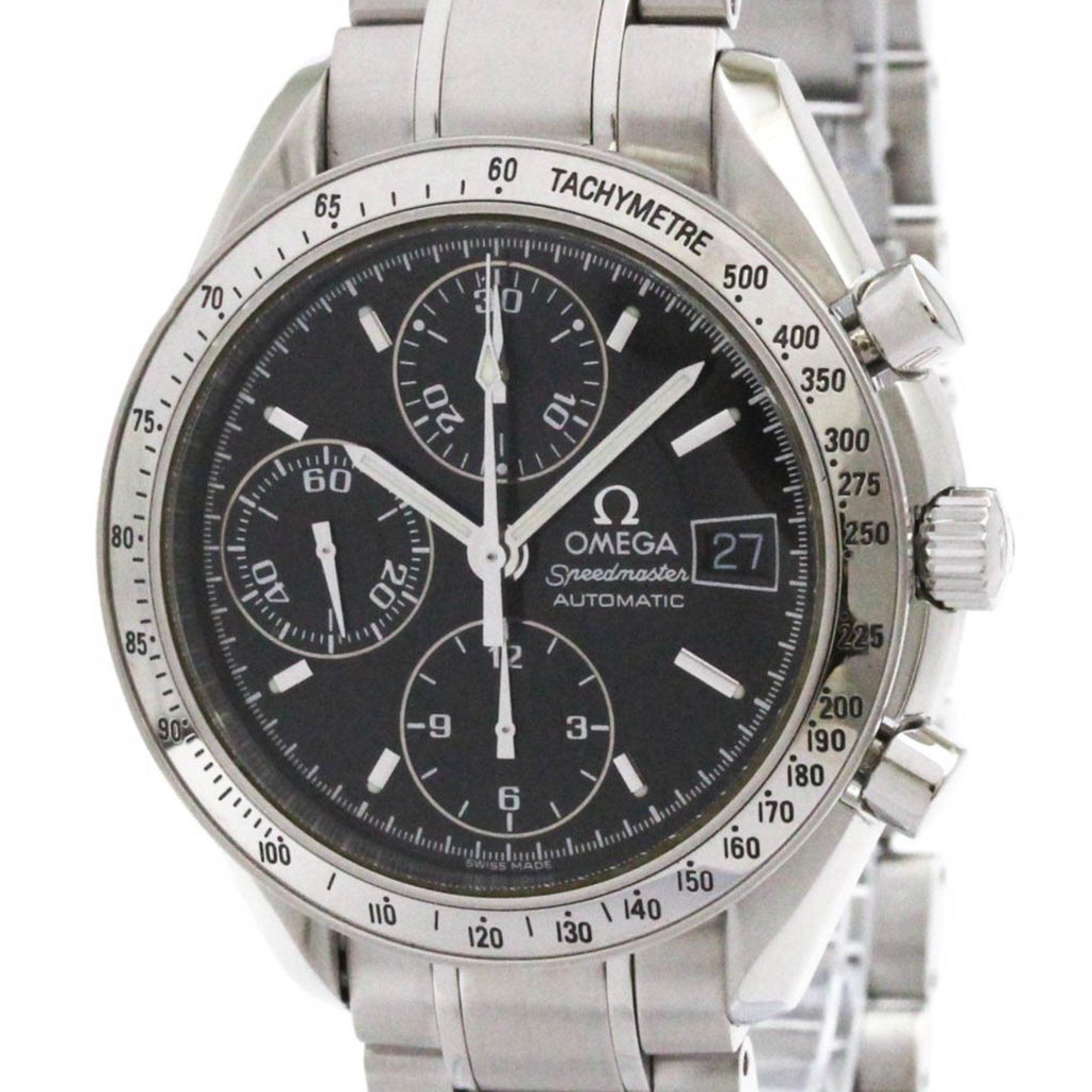 OMEGA Speedmaster Date Steel Automatic Mens Watch 3513.50 Polished