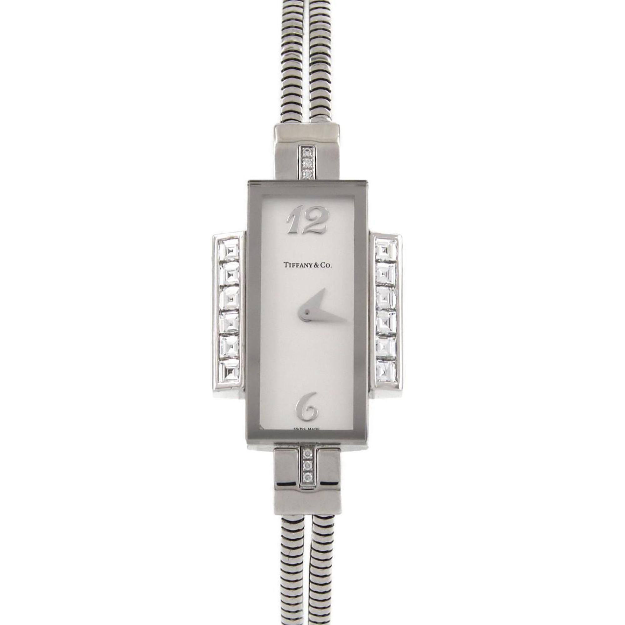 Tiffany Cocktail Watch, WG Baguette D, 18675293, Quartz Watch