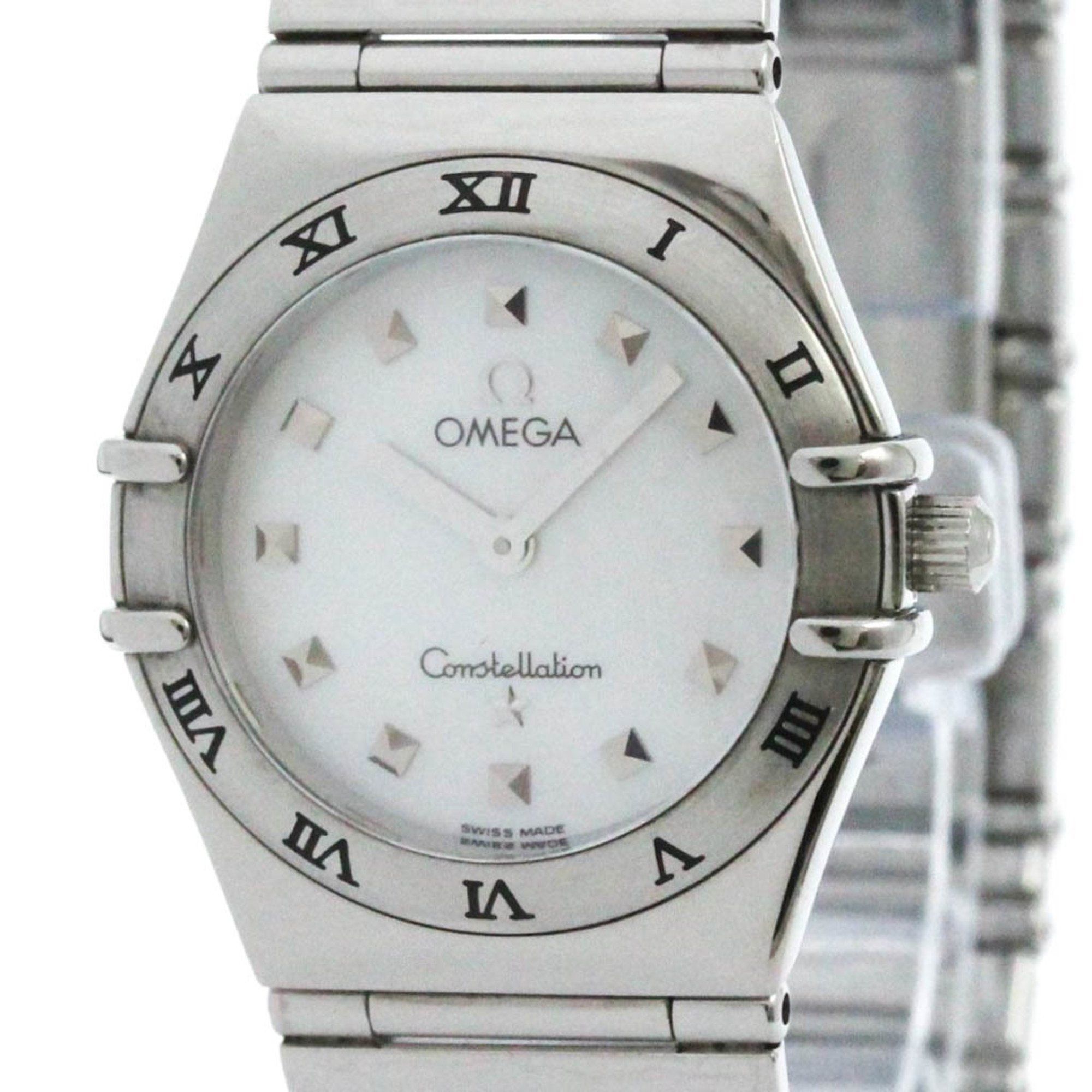 Polished OMEGA Constellation My Choice MOP Quartz Ladies Watch 1571.71