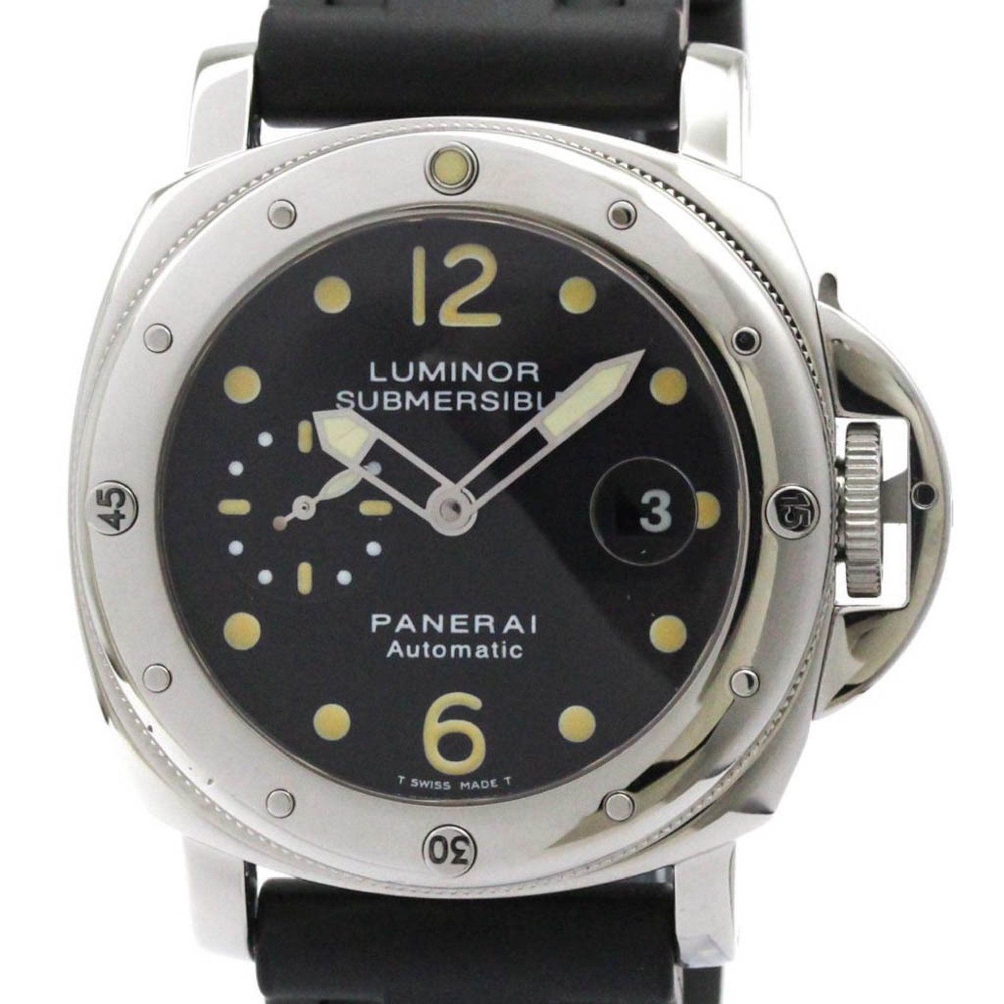 PANERAI Luminor Submersible Tritium Dial Automatic Watch PAM00024 Polished
