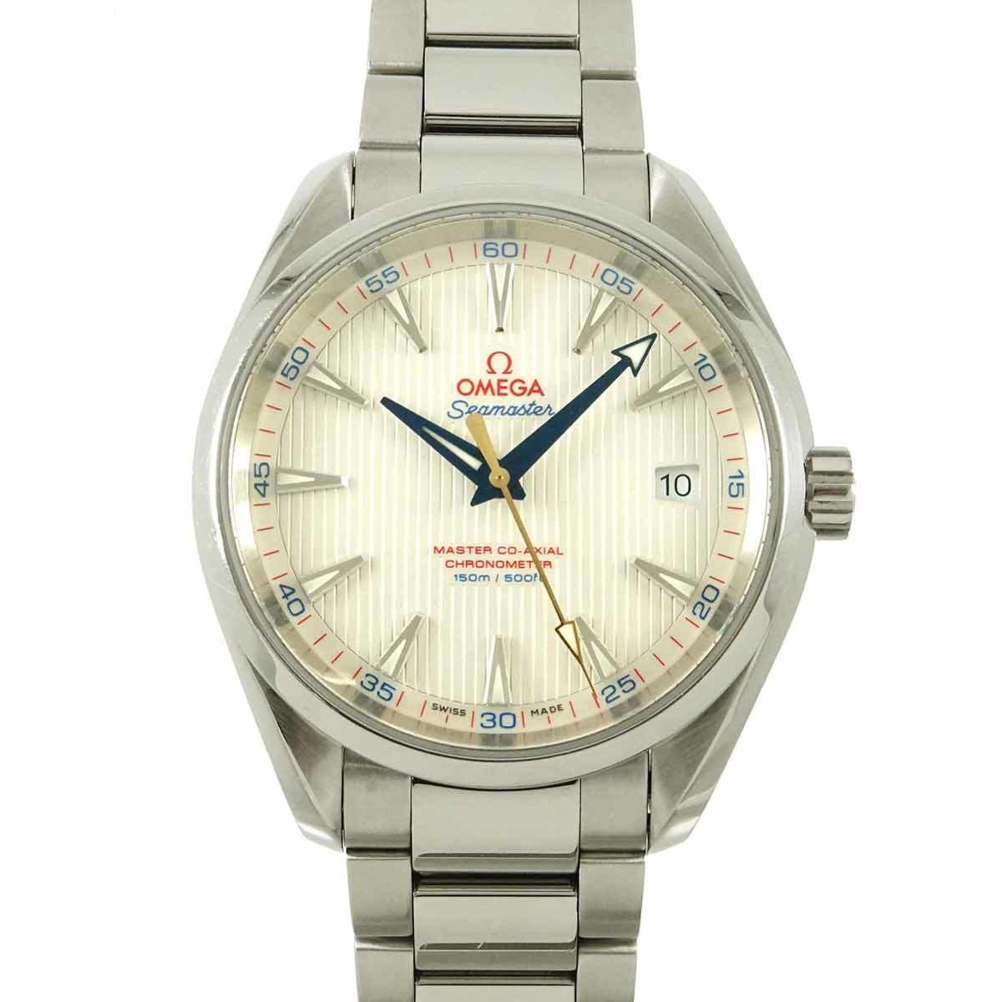 OMEGA Seamaster Aqua Terra Co-Axial 231 10 42 21 02 004 Men's Watch with Date Display, Silver, Autom