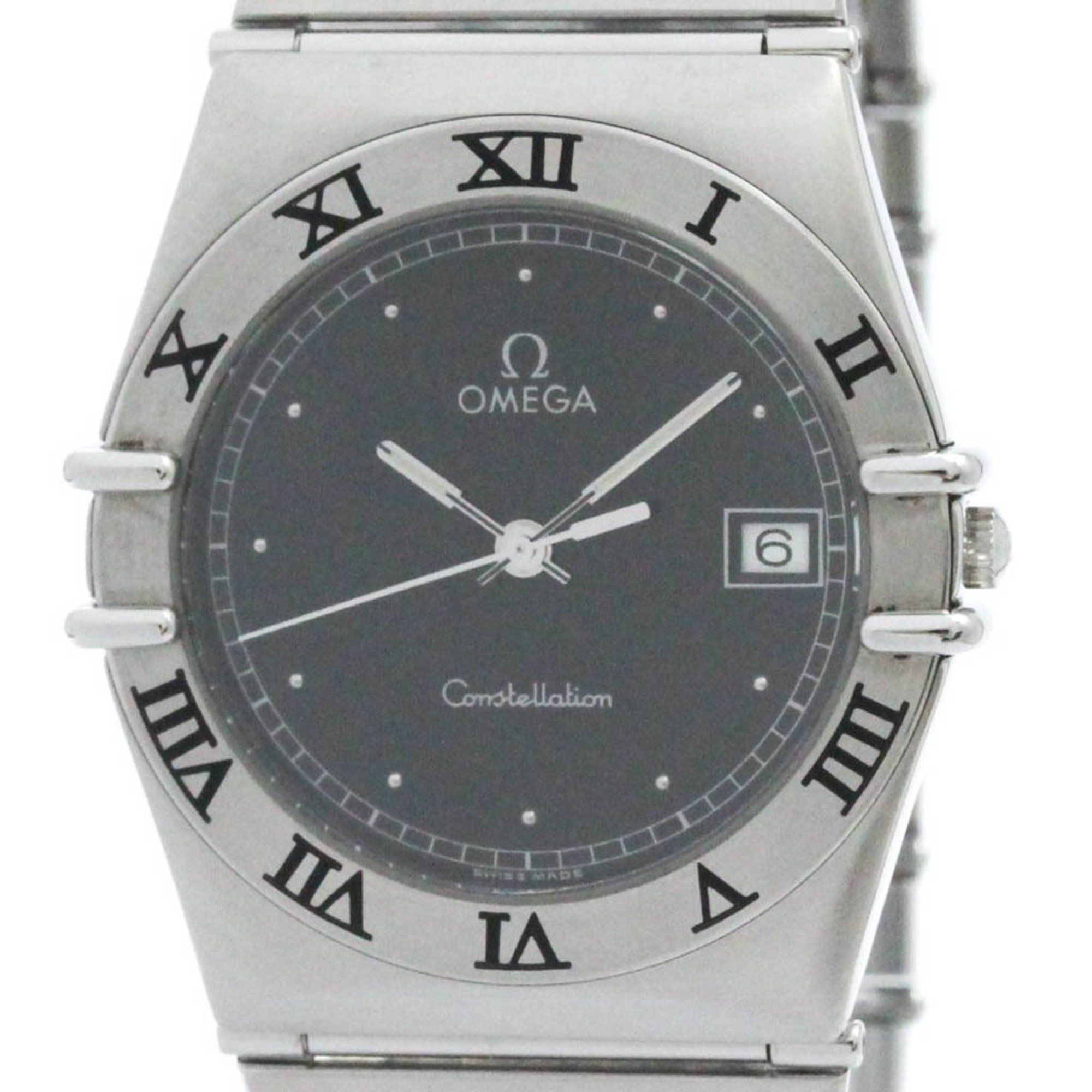 Polished OMEGA Constellation Stainless Steel Quartz Mens Watch 396.1070