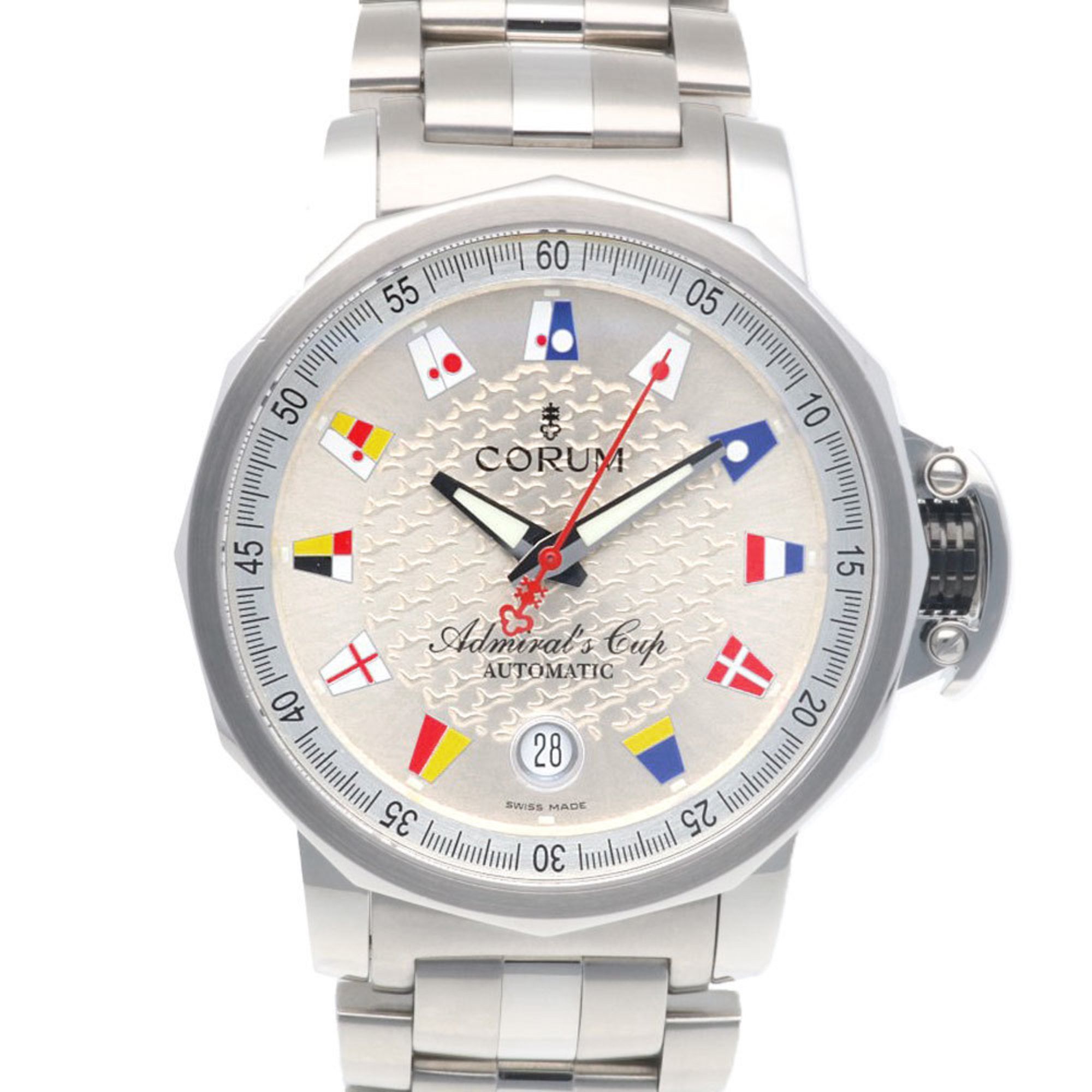 Corum Admiral's Cup Trophy 41 Watch Stainless Steel 082.830.20 Automatic Men's CORUM 100M Overhauled