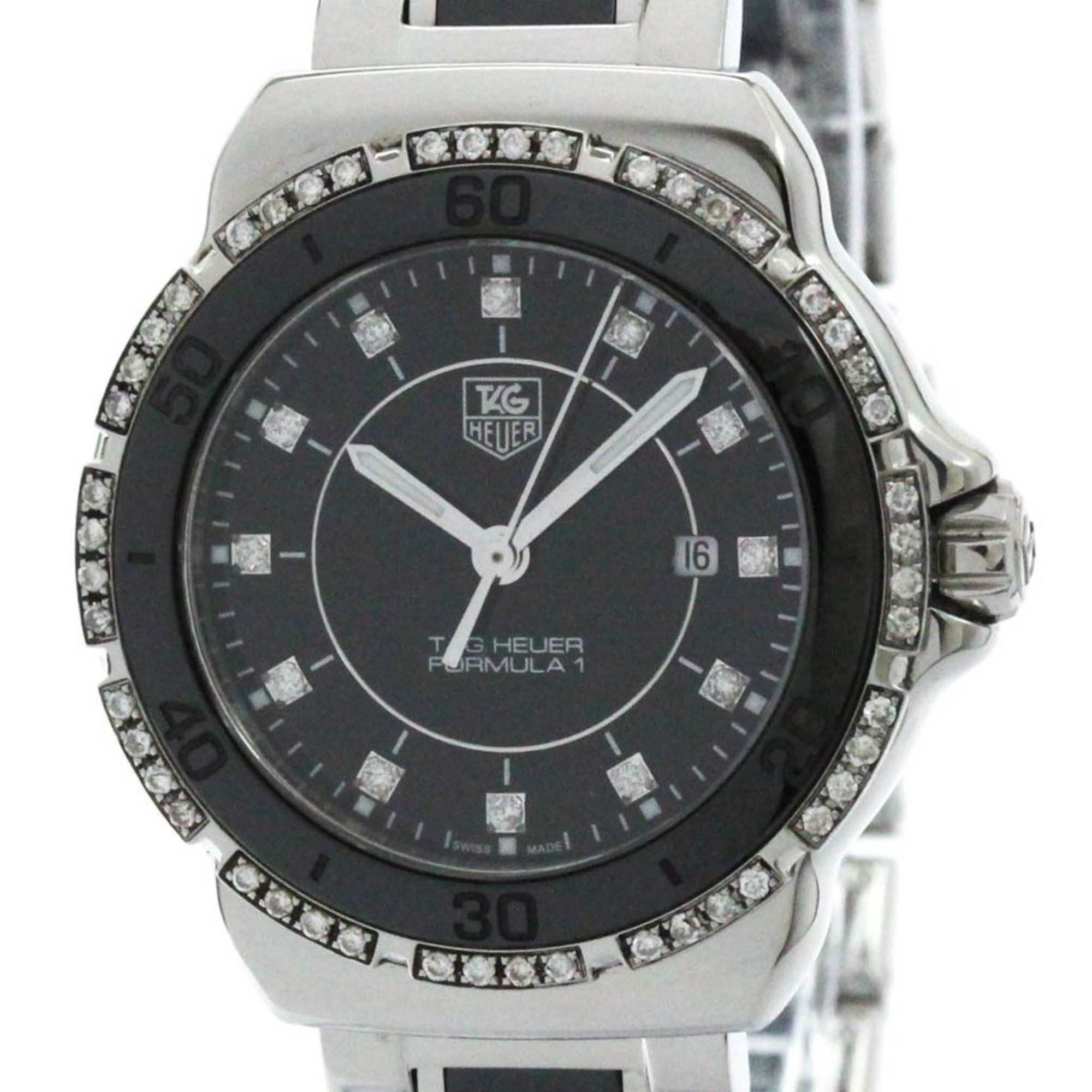 TAG HEUER Formula 1 Quartz Diamond Ceramic Steel Ladies Watch WAH131