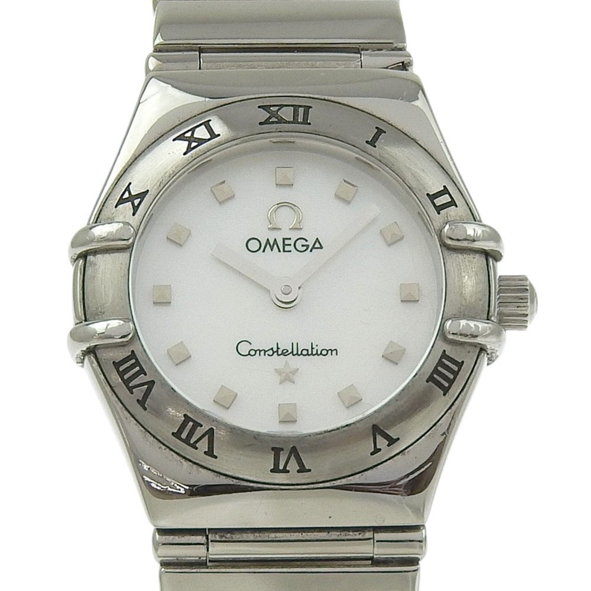 OMEGA Constellation Mini Watch, My Choice 1561.71, Stainless Steel, 1998, Silver Quartz, Analog Disp