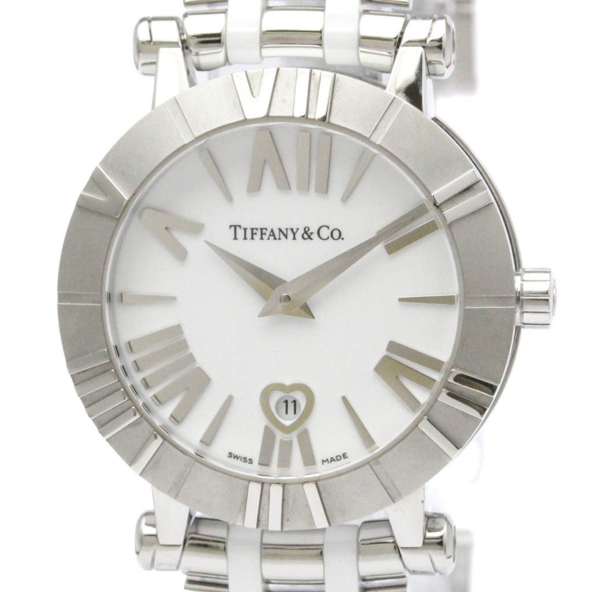 TIFFANY Atlas Ceramic Steel Ladies Watch Z1300.11.11A20A00A Polished