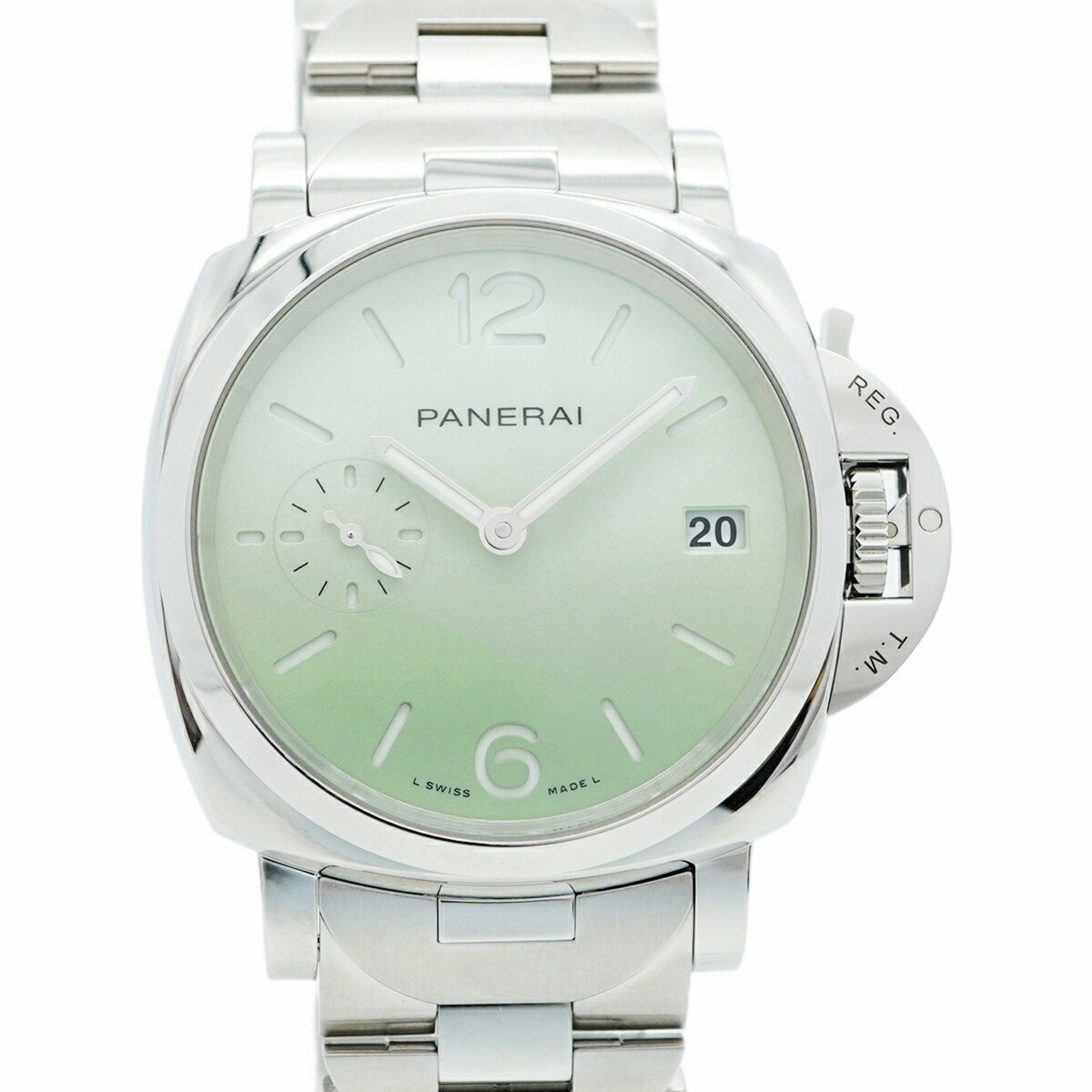 Officine Panerai Luminor Due Pastello PAM01311 Green Dial Men's Watch