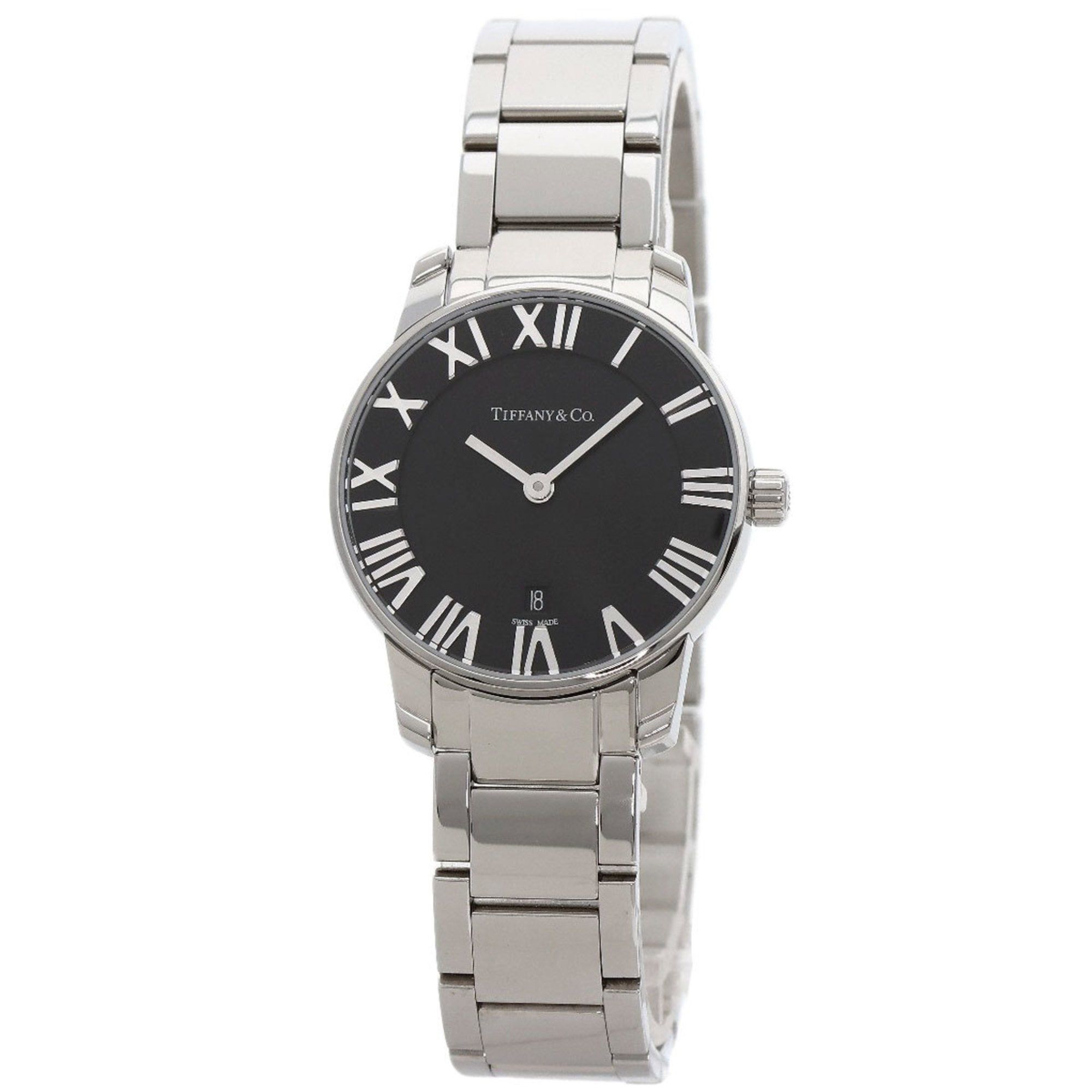 Tiffany Z1830.11.10A10A00A Atlas Dome Watch Stainless Steel SS Ladies TIFFANY&Co.