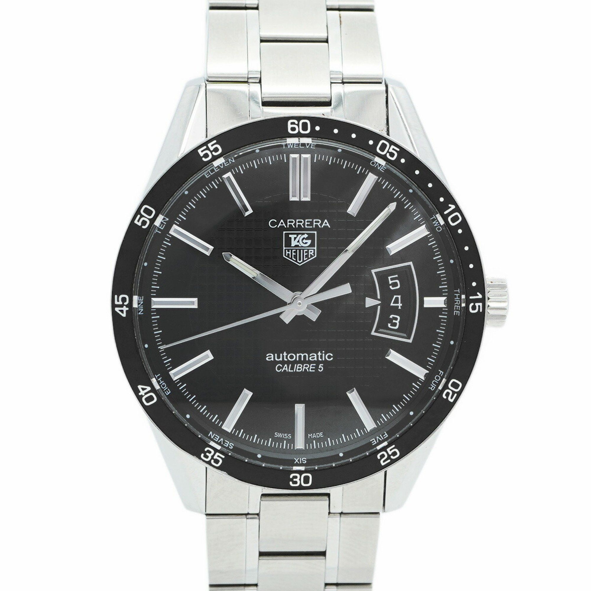 TAG Heuer Carrera WV211M Black Dial Men's Watch
