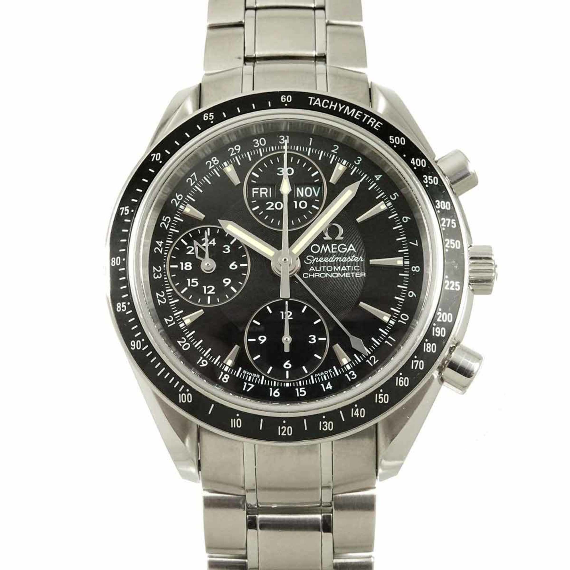 OMEGA Speedmaster Triple Calendar 3220 50 Men's Watch Black Automatic