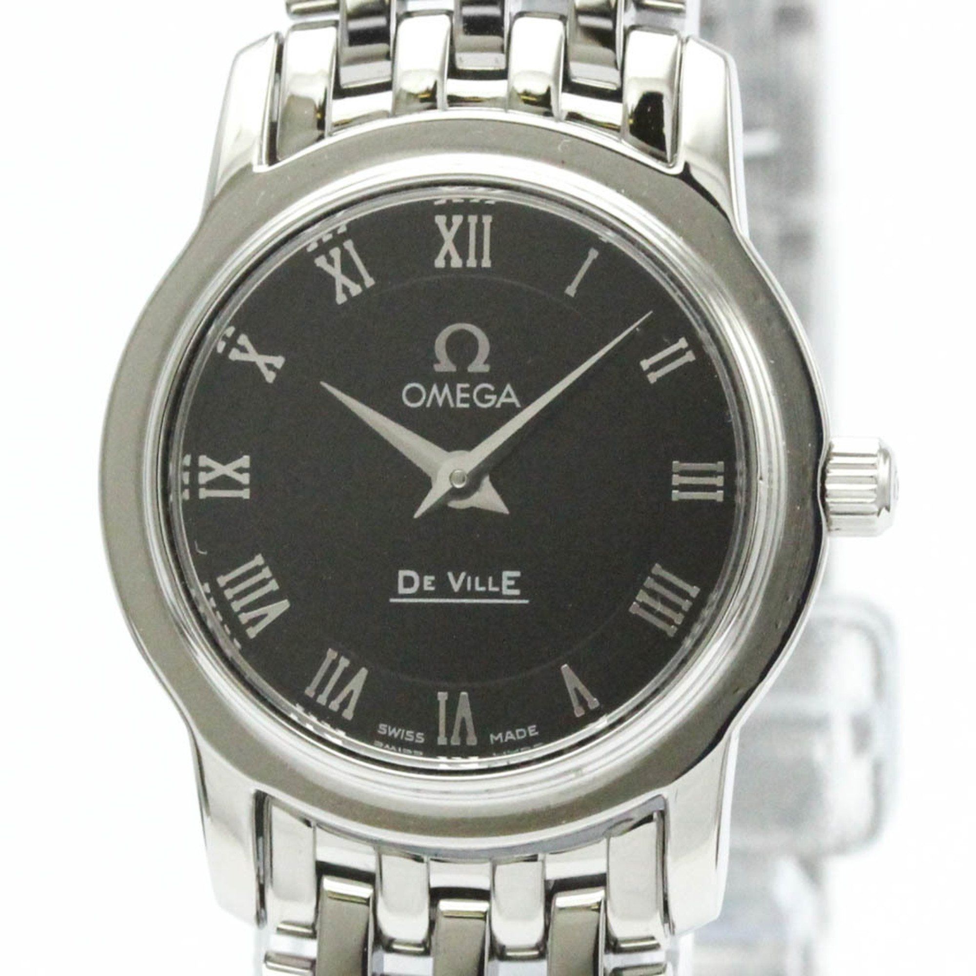 Polished OMEGA De Ville Prestige Steel Quartz Ladies Watch 4570.52